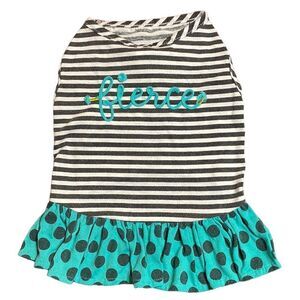Fierce Striped Dot Dog Dress